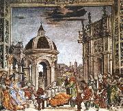 Filippino Lippi St John the Evangelist Resuscitating Druisana oil painting artist